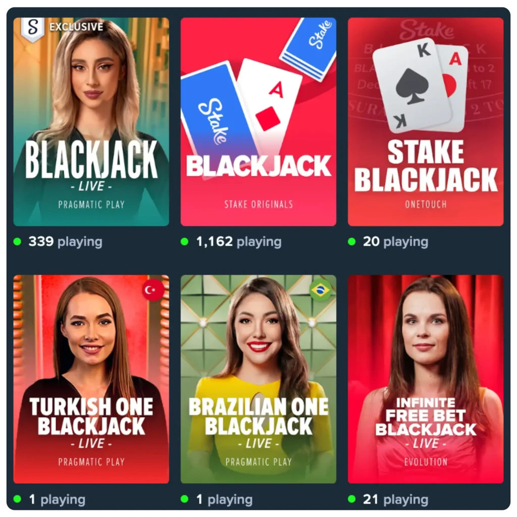 Stake Blackjack