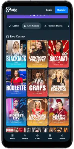 stake casino app