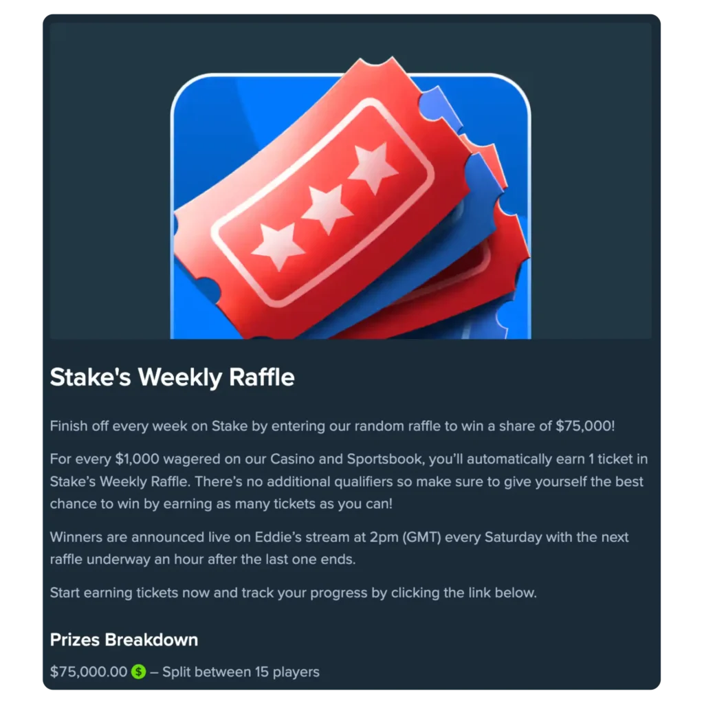 stake monthly bonus